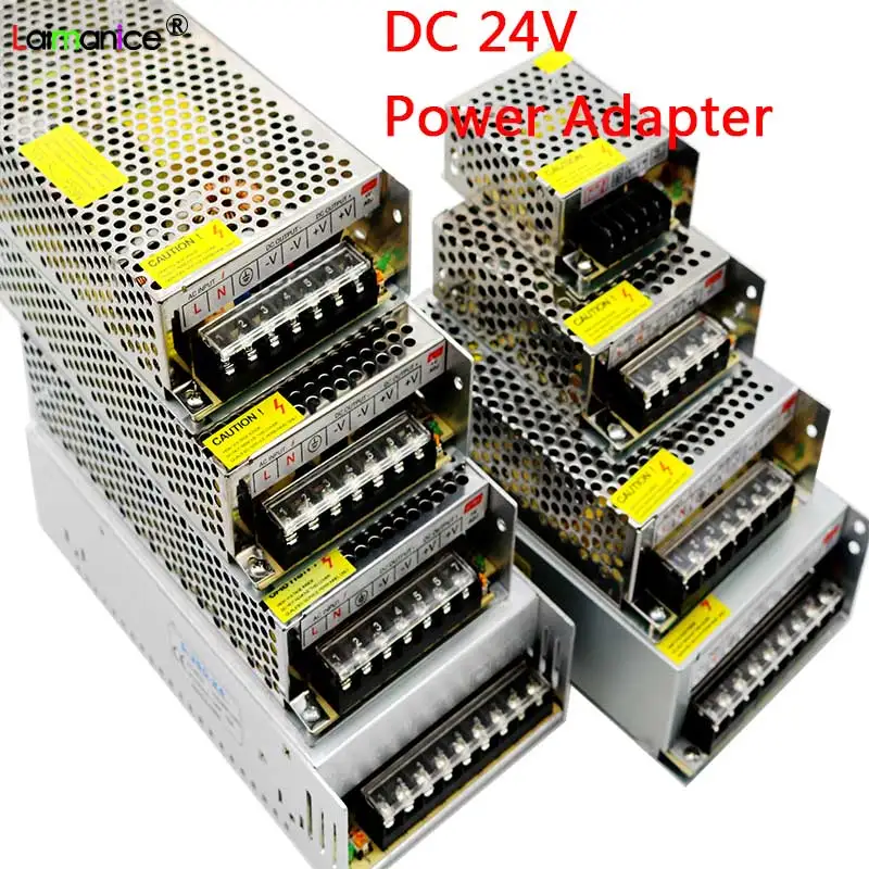 Высокое качество AC110V-220V для DC24V 1A/2A/3A/5A/8.5A/10A/15A/20A переключатель Питание адаптер для 3528 5050 5630 Светодиодные полосы света