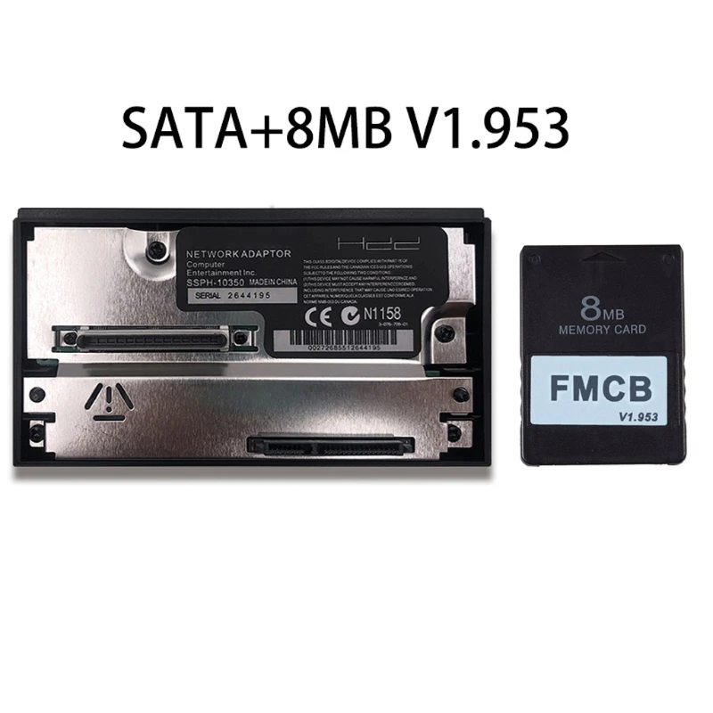 Лидер продаж подходит для игровой консоли PS2 сетевой адаптер Sata V1.953 FMCB карта
