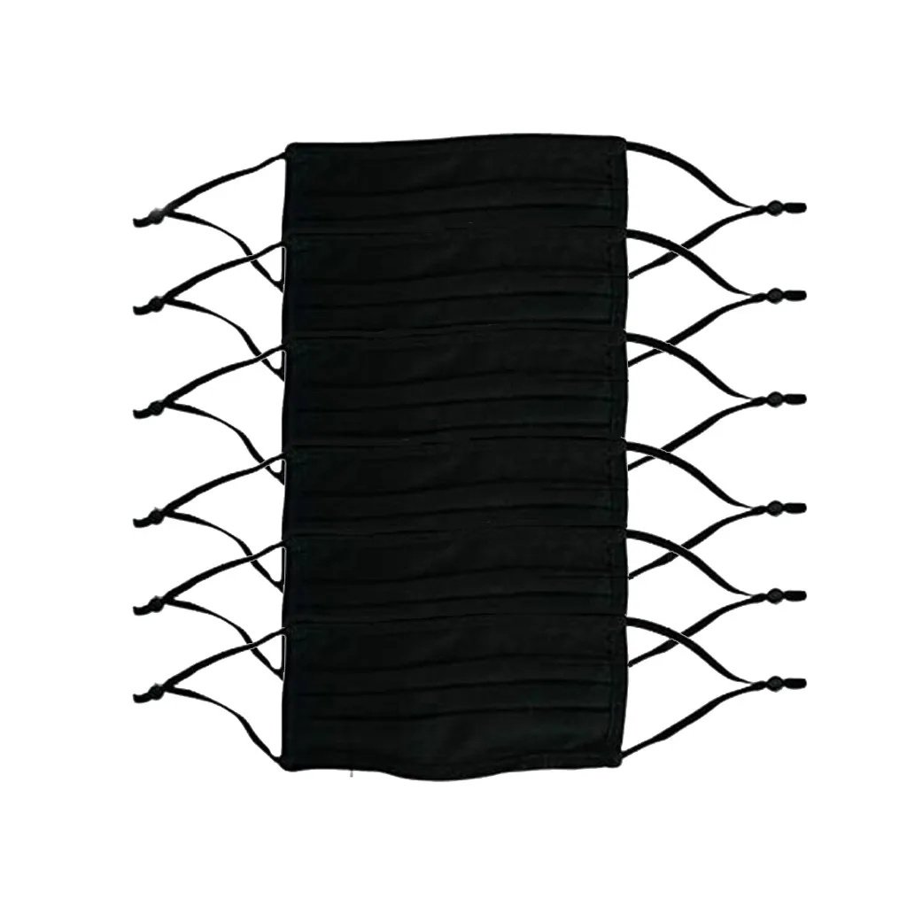 6 шт. Многоразовые Дышащие маски для взрослых унисекс|Женские маски| |