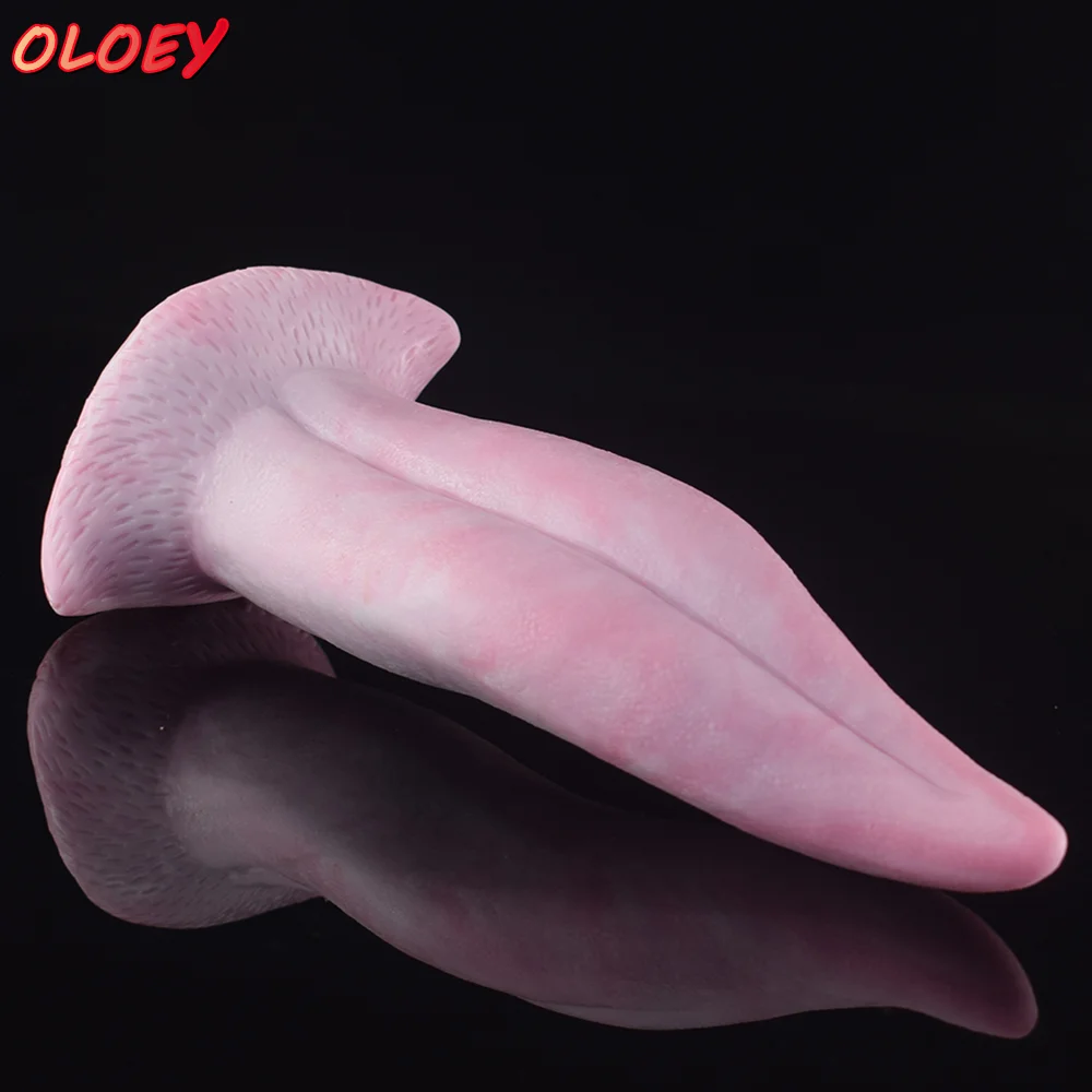 

OLOEY Anal Sex Toy Lifelike Dragon Tongue Flirting Tease Foreplay Vagina Clit Stimulator Silicone Sucker Dildo Feminine Products