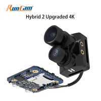 runcam hybrid 2 upgraded 4k fpv hd recording camera dc 5 20v w dual lens fov 145%c2%b0 phoenix 2 analog sensor for fpv racing drone