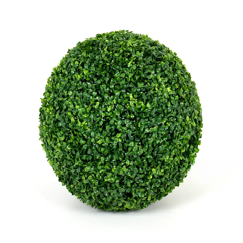 green MI Искусственные зеленые пластиковые растения травы шар 10/18/30/38 см зеленый искусственный шар Mall мяч для игры на открытом воздухе декора свадебного декора - Цвет: green MI