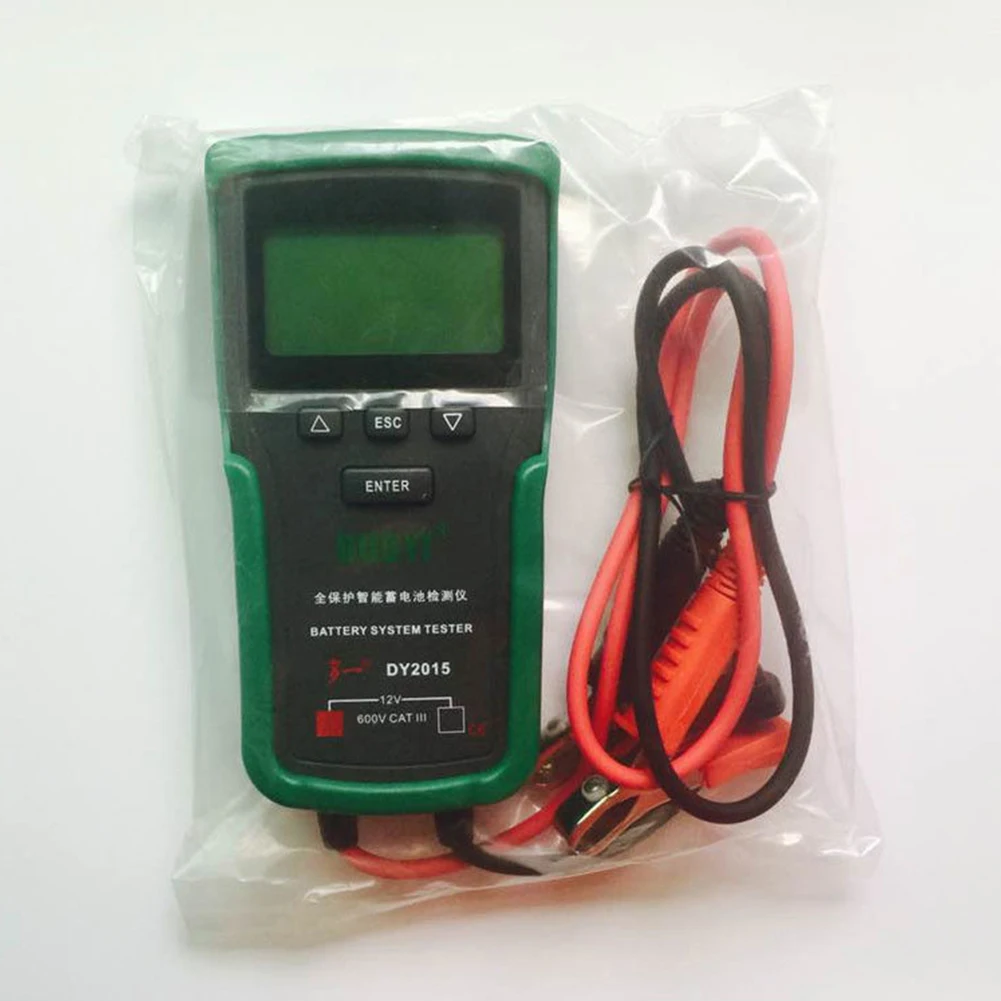 Электронная емкость портативный тестер батарей Зарядка свинцово кислотная