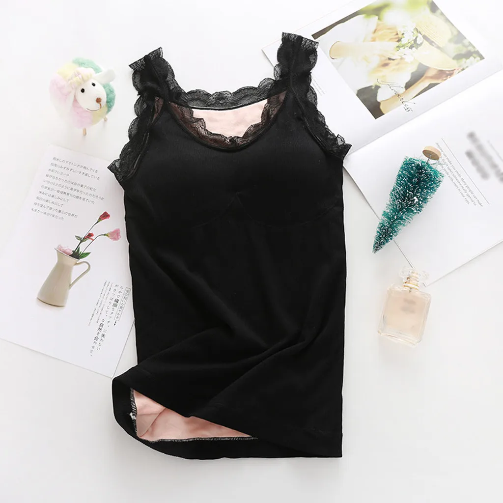 Женский бархатный утепленный базовый топ мягкий термобелье жилет без рукавов