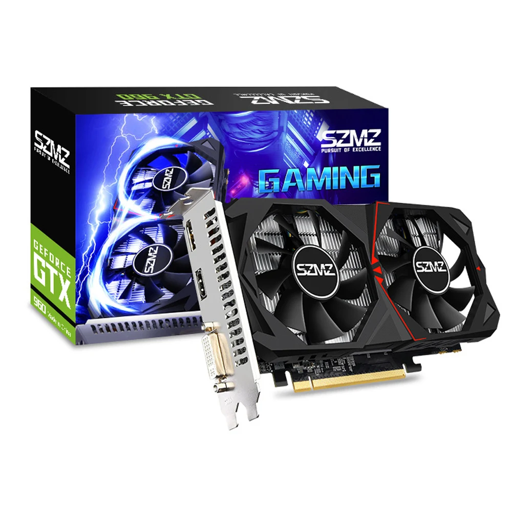 Gaming Video Card Original GTX 960 4GB 128Bit GDDR5 Graphics Cards for NVIDIA VGA Cards Geforce GTX960 HDMI-Compatible Dvi Game