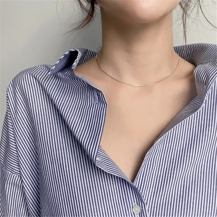 Новинка 2021 женская блузка на осень и весну Повседневная модная рубашка в