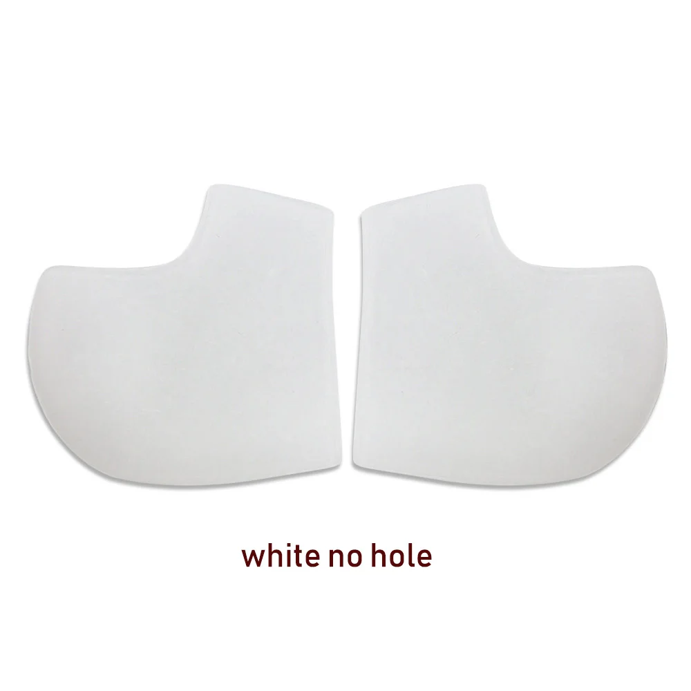 white no hole USHINE силиконовые носки со стельками для ухода за ногами, защита от трещин, увлажняющая задняя пятка, ортопедические стельки для женщин и мужчин - Цвет: white no hole