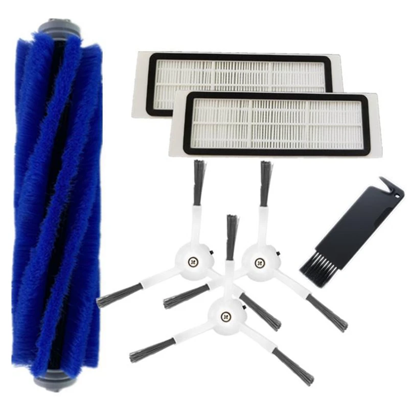 

7-PCS Sweeping Robot Accessory Set Is Suitable For Xiaomi Roborock Sweeper Brush,Filter,Black Brush Combination Packages