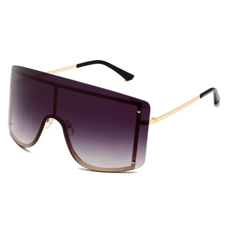 GIFANSEE негабаритные солнцезащитные очки без оправы Женская защитная маска