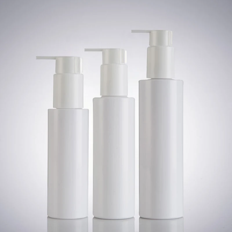 Пустая белая бутылка с насосом для лосьона домашних животных 30 шт. 100 мл/200 мл/250 мл