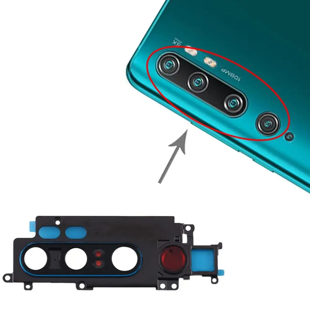 Крышка объектива камеры для Xiaomi Mi CC9 Pro / Note 10 Задняя крышка стеклянная Запасная