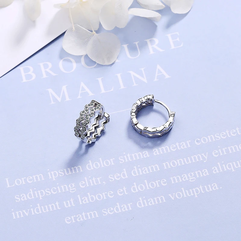 Luxury Multi-layer Wave Hoop Earrings Crystal Golden/White Bohemia Bridal Wedding Jewelry | Украшения и аксессуары