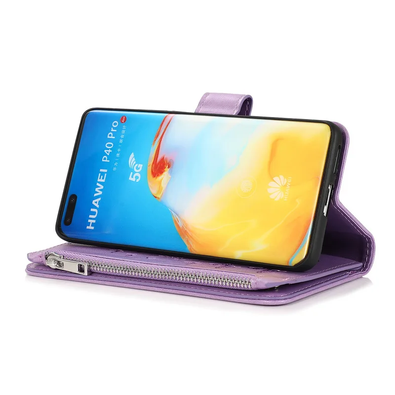 

Wallet Flip Case For Huawei P20 P30 Lite P40 Pro P SmartPlus 2020 Y7 Y6 2019 Mate 20 Lite 10 Pro Zipper Leather Card Cover Coque