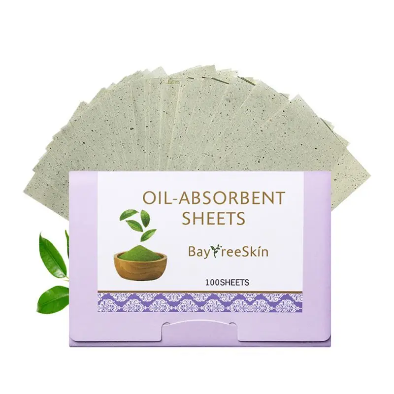 

100 листов, портативная Впитывающая Бумага для лица, пленка для контроля жирности лица, инструменты для макияжа, листы для промокания, бумага ...