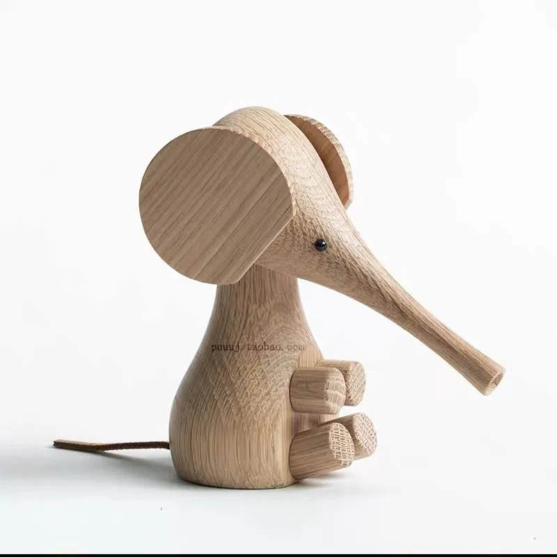 Скандинавский стиль датская деревянная форма животного украшение для дома кошка