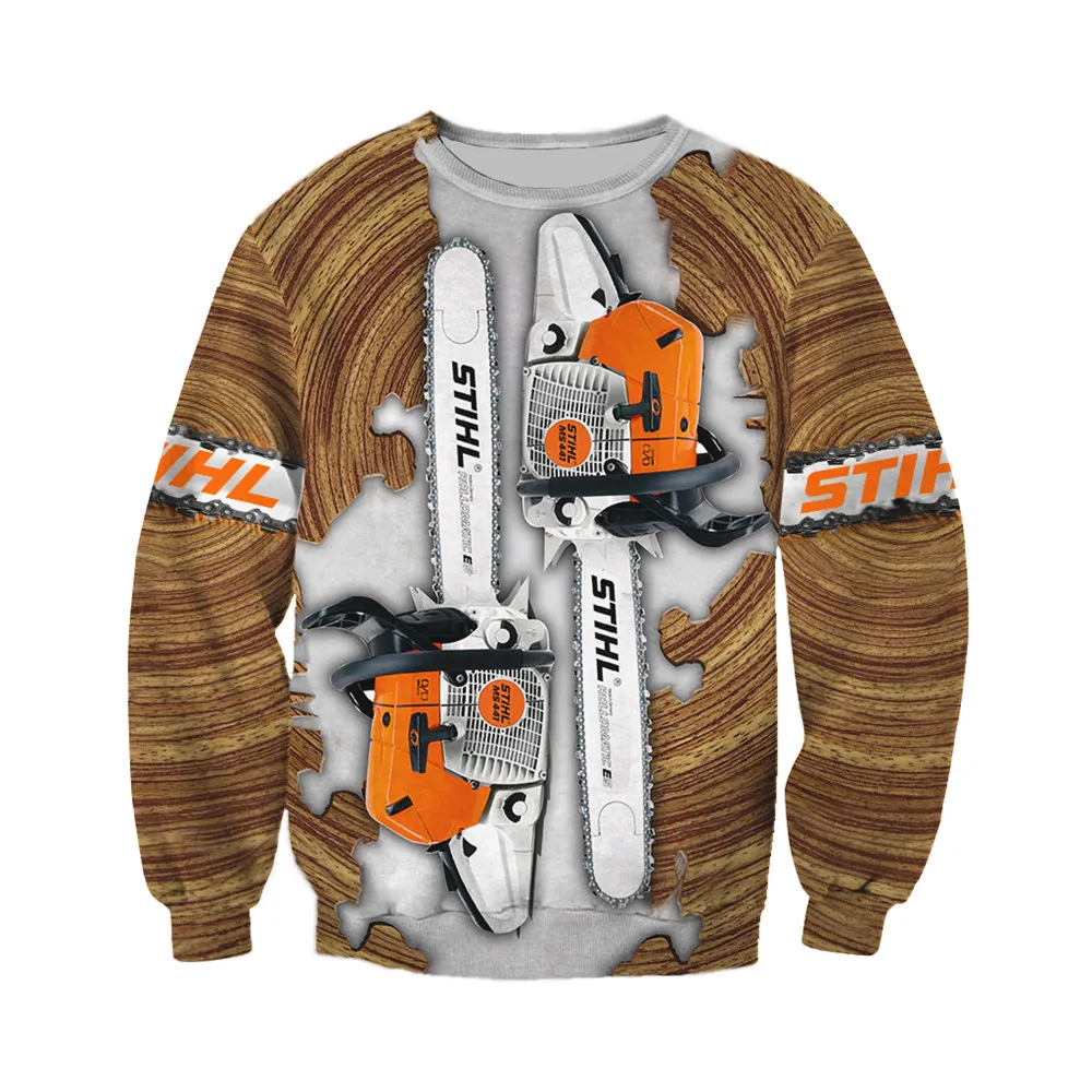 

Electric Saw 3D All Over Printed Men Sweatshirt Harajuku Fashion Hoodie Unisex Casual Zip Hoodies DWY005