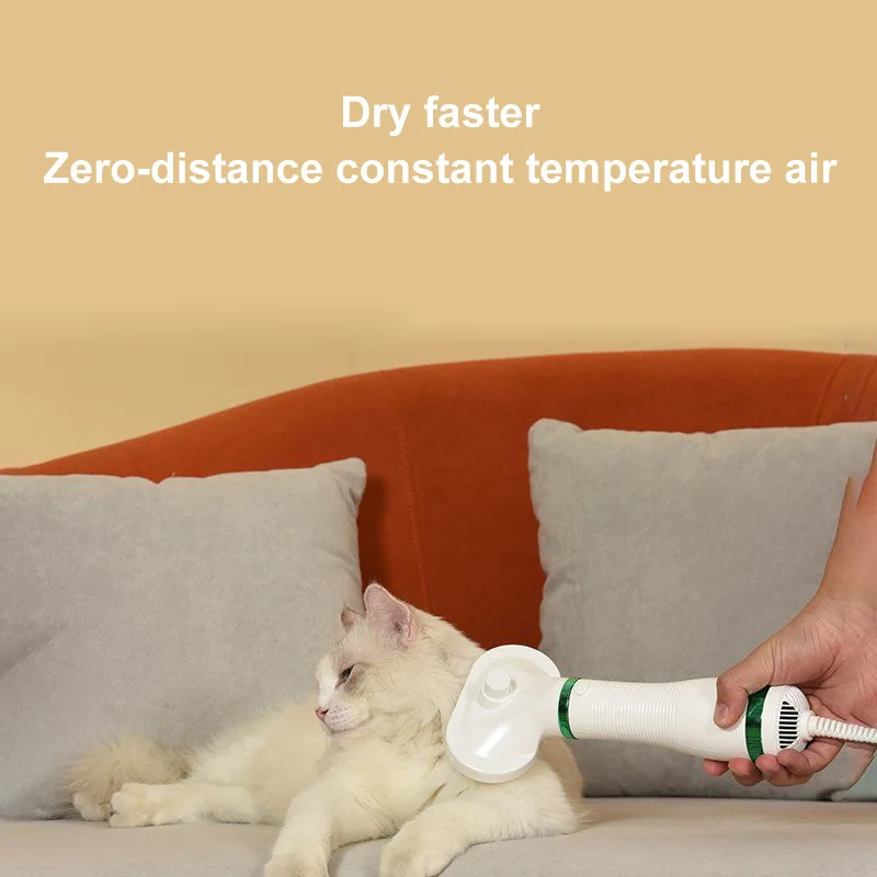 

Фен для волос для питомцев Портативный 2in1 собака фен домашнего питомца Уход за лошадьми кошка волосы расческой собачий мех воздуходувка Ре...