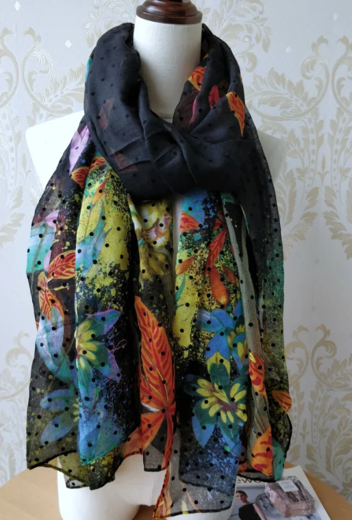 Белый Испанский Модный женский шарф DESIGUAL - Цвет: Белый