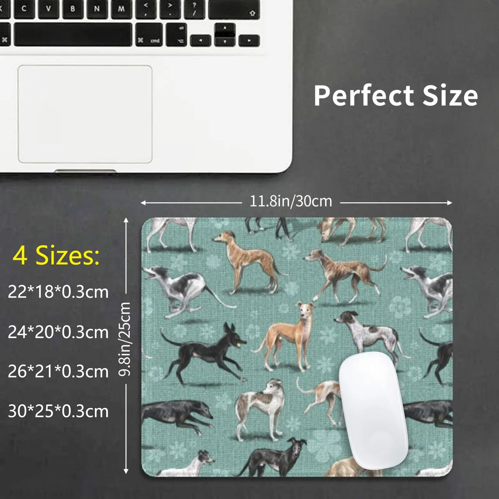 

Коврик для мыши Greyhound 1703 Greyhound Lurcher Longdog Whippet Sighthound Staghound Windhund