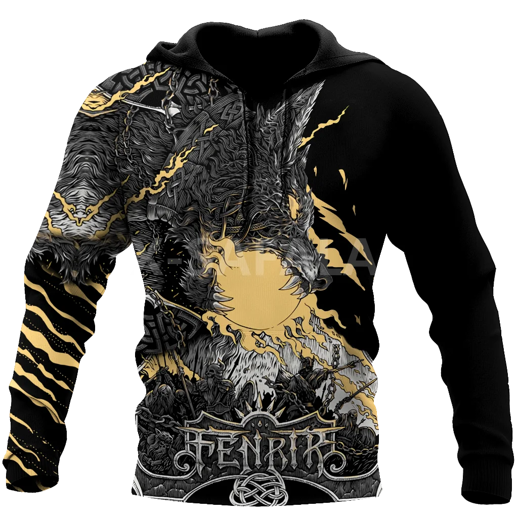 

Fenrir Викинг-Волк Животных 3D принт Размеры XS-7XL Толстовка для мужчин и женщин Harajuku верхняя одежда на молнии пуловер Толстовка, унисекс, Повседн...