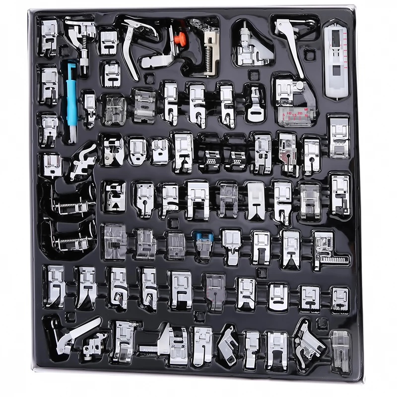 

32/72 шт. Бытовая многофункциональная швейная машина аксессуары Вязание потайной строчки штопки прижимных лапок комплект