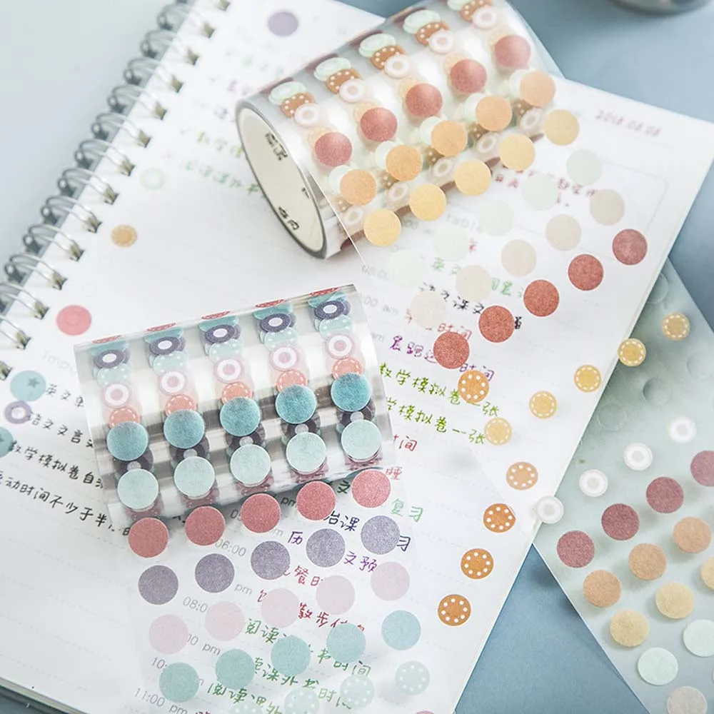 

Stationery Scrapbook Office Accessories Round Dot Stickers Hand account Stickers Sealing stickers Decorative Stickers