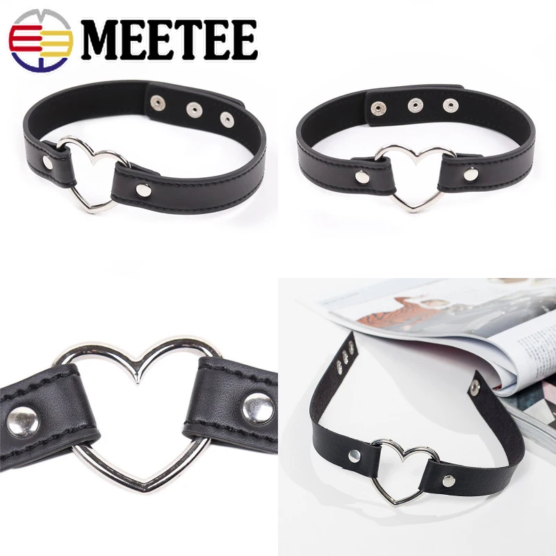 Пряжка с сердечком Meetee из сплава персик кольцо белого никеля металлической