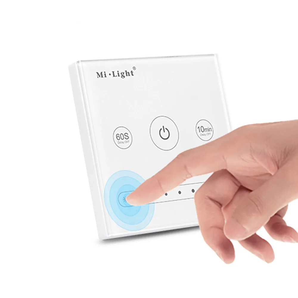 

Milight L1 1-Channel 0~10V Panel Dimmer Use With Wifi Remote Controller Brightness Adjust For Single Color Led Light AC100~220V