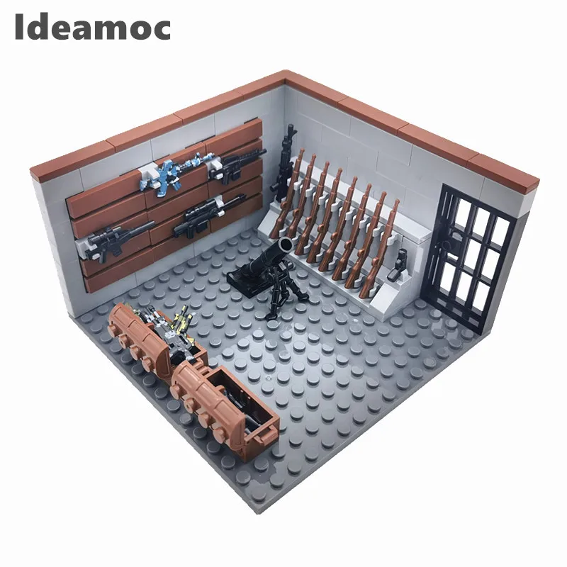

Military Building Blocks Mini Guns Army Bricks Figure Accessories Compatible Classic Blocks Toys for Kids Boy Xmas Birthday Gift