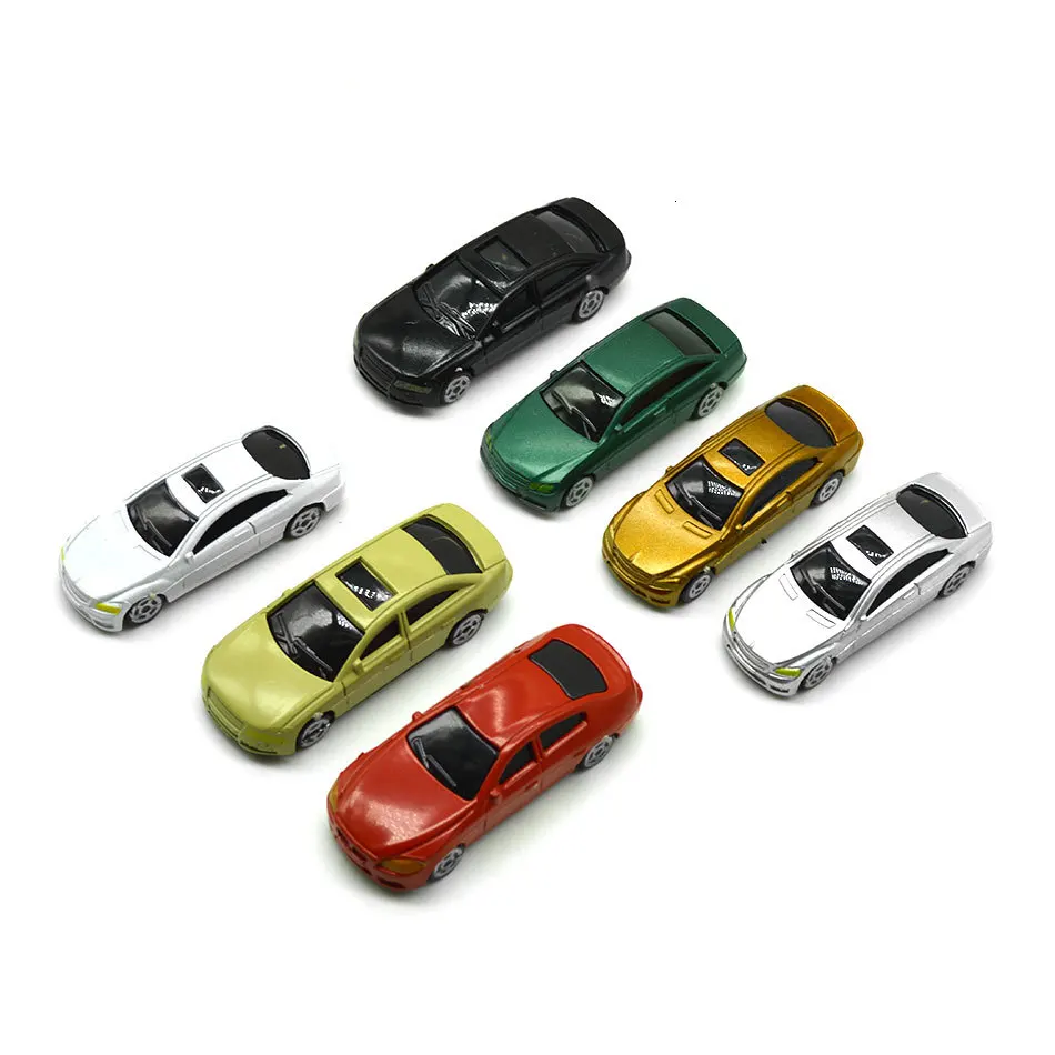 Масштаб 1: 75 модель автомобиля Модель игрушки ABS пластиковая Уменьшенная модель окрашенный автомобиль для макета поезда мальчики и девочки игрушки