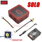 Видеопередатчик RUSH SOLO 5,8G 48 каналов37 каналов, 25-1,6 Вт, переключаемый внешний охлаждающий вентилятор VTX с корпусом CNC для RC FPV