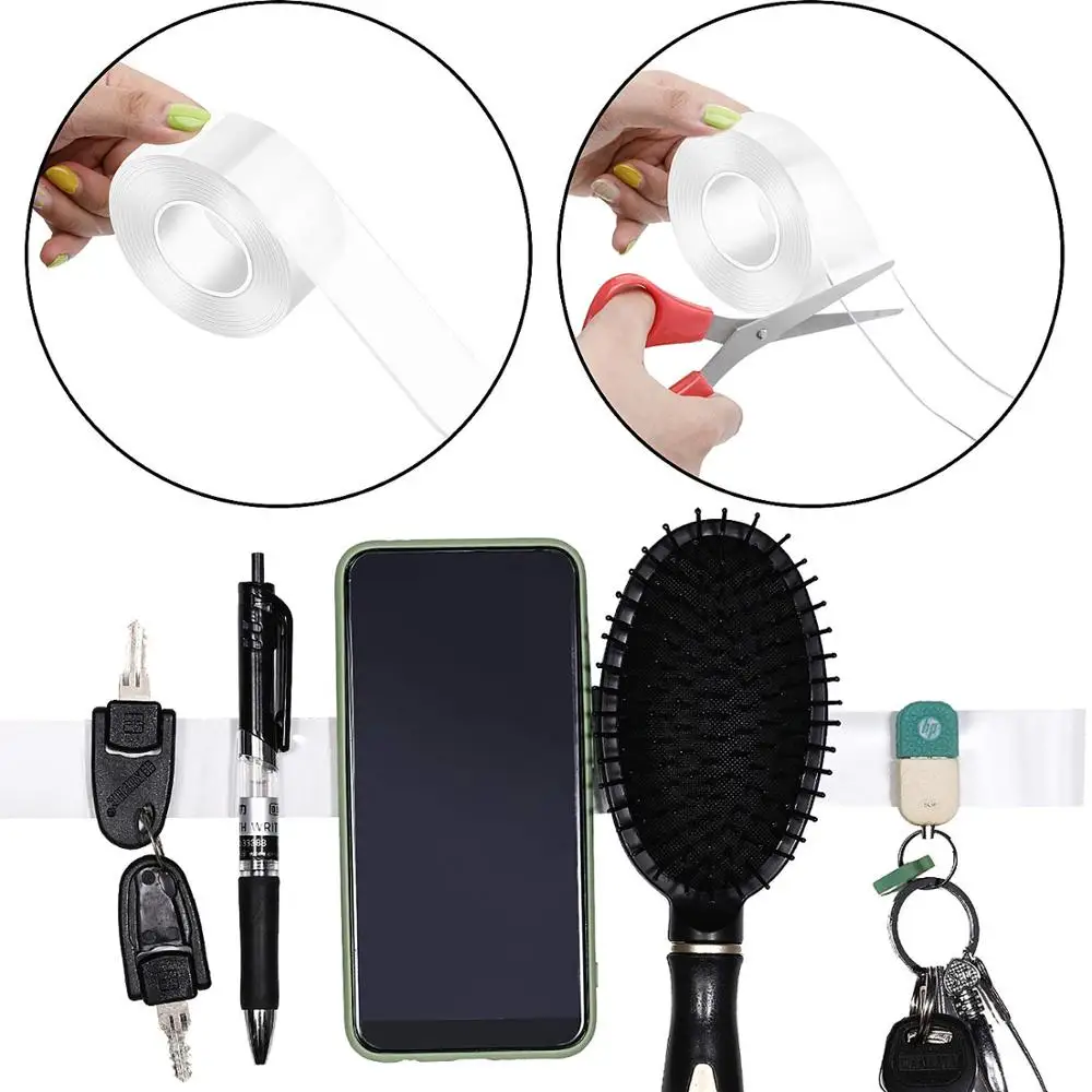 Волшебная лента миллионов раз наноуровня двусторонние наклейки водостойкая ПВХ