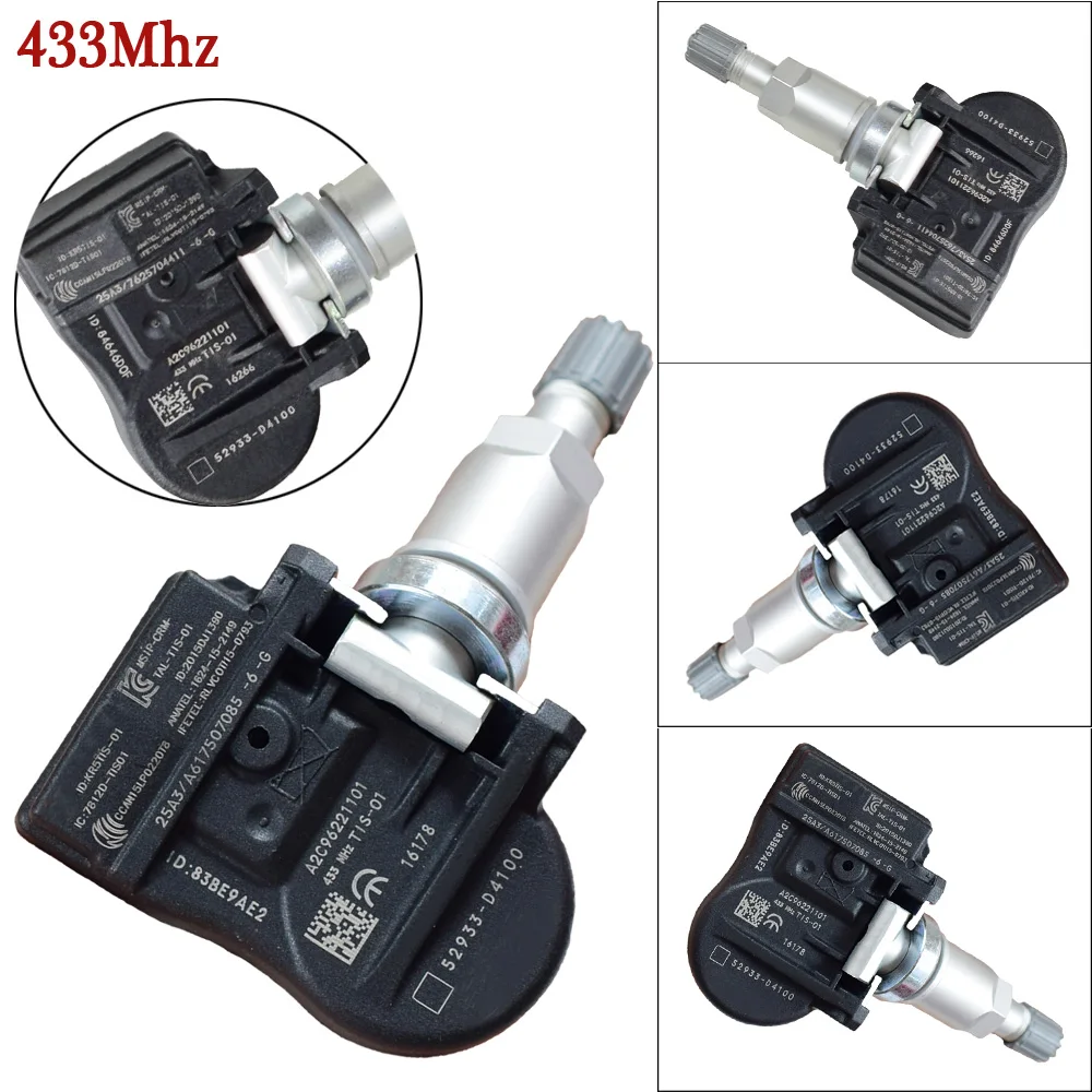 52933-D4100 52933-F2000 52933D4100 52933F2000 TPMS Tire Pressure Monitoring Warning Sensor For KIA Niro Optima Genesis G90 | Автомобили и