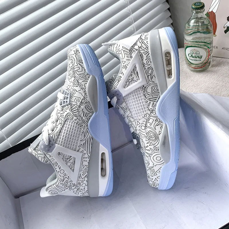 

Popular Laser Sports Shoes Tide 2020 New Autumn And Winter Leisure Board Shoes Lightweight And Versatile Student Running Shoes
