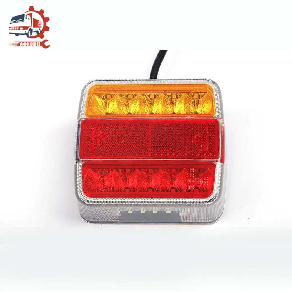 

AOHEWEI Trailer Lamps LED Tail Lights Rear-Indicator Waterproof for Boat Truck Caravan Lorry Van Brake Position Turn Signal 12V