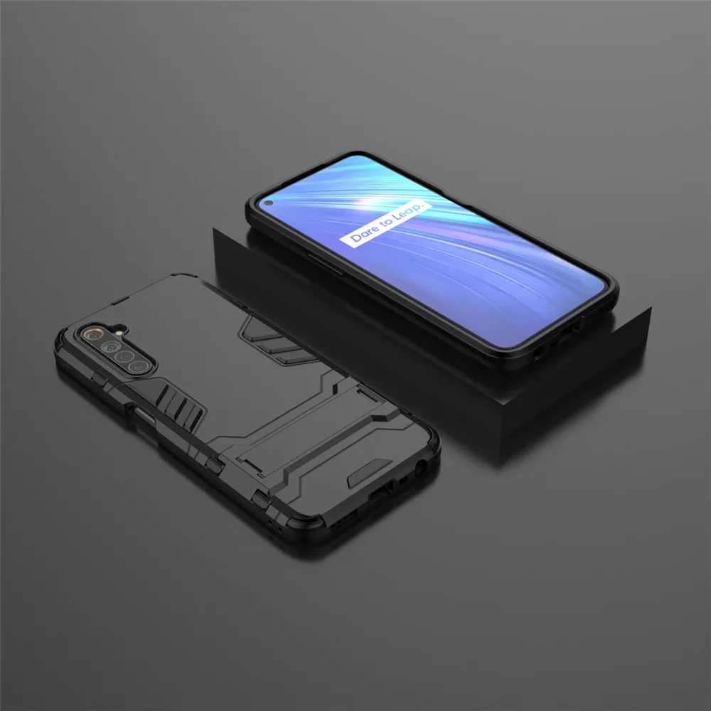 Противоударный чехол для OPPO Realme X50 6 Find X2 Pro C2 с подставкой | Мобильные телефоны и