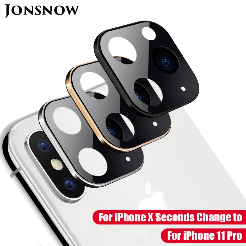 Крышка для объектива камеры iPhone X XS Max поддельная камера 11 Pro Модифицированная