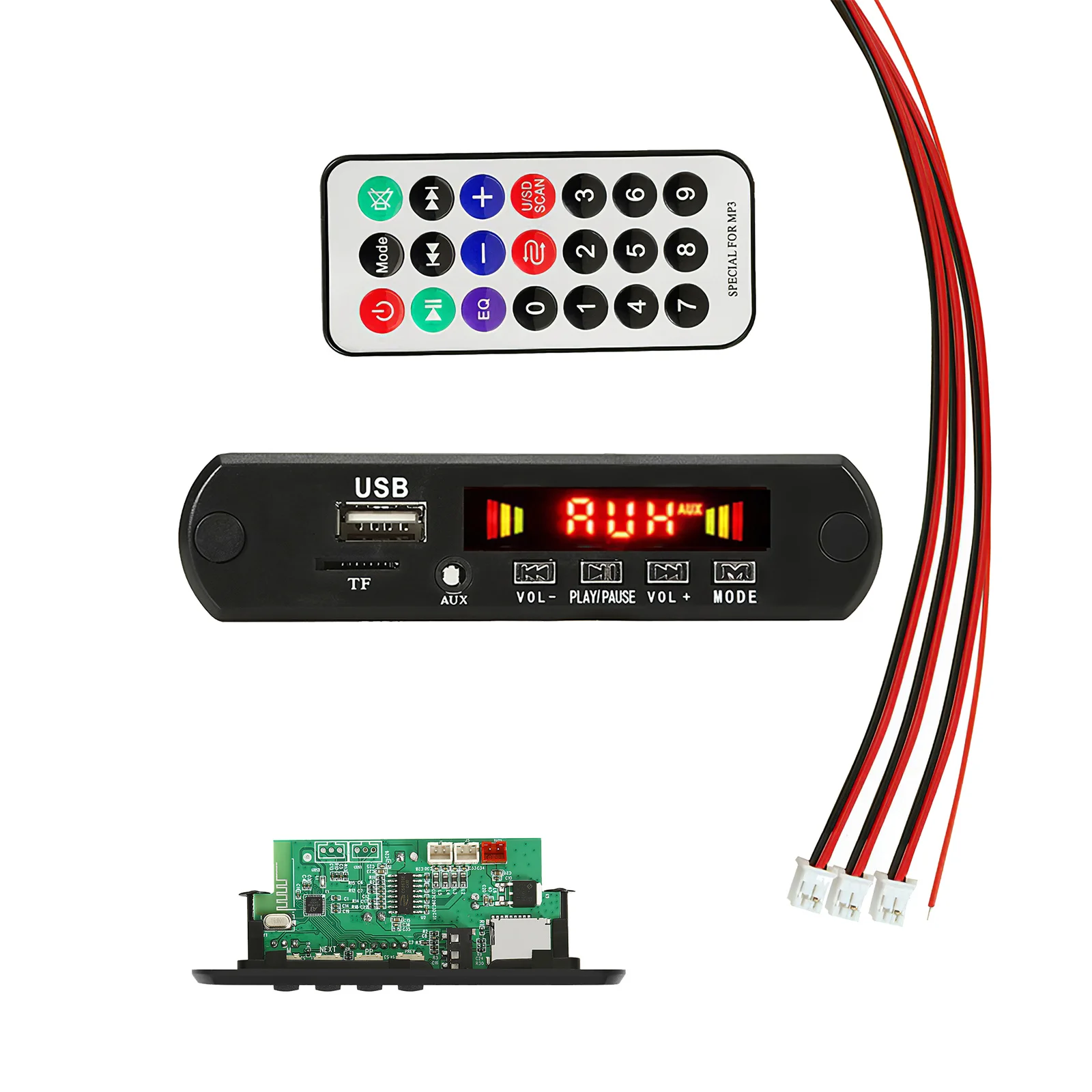 

12V MP3 Player Decoder Board Module Wireless Bluetooth 5.0 Amplifier TF Radio USB For Car Audio DIY Speaker Car Kit Music Player