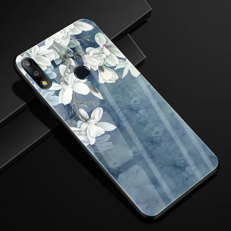 Для Asus Zenfone Max Pro M1 ZB601KL Чехол Жесткий PC стеклянный чехол для телефона черный ТПУ бампер чехол для Asus Zenfone Max Pro M1 ZB602KL