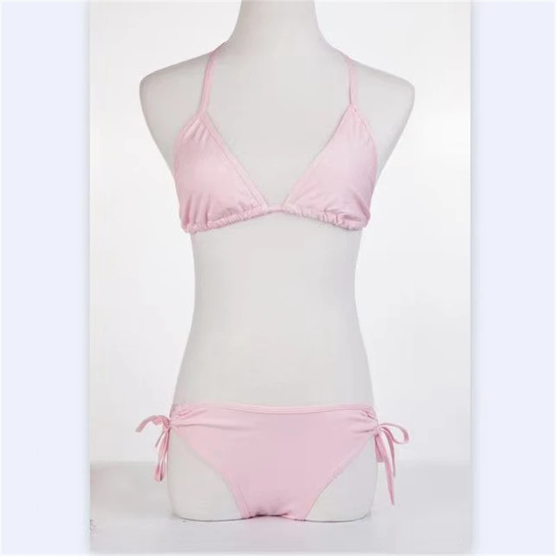 

2021 Fashion European and American New Sexy Bikini Beach Vacation Swimsuit Solid Color Two-piece Swimsuit