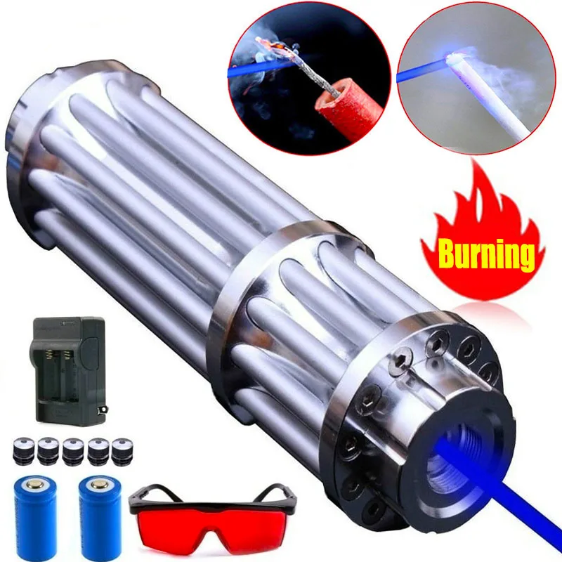 

Синяя лазерная указка с регулируемым фокусом, 5000 нм