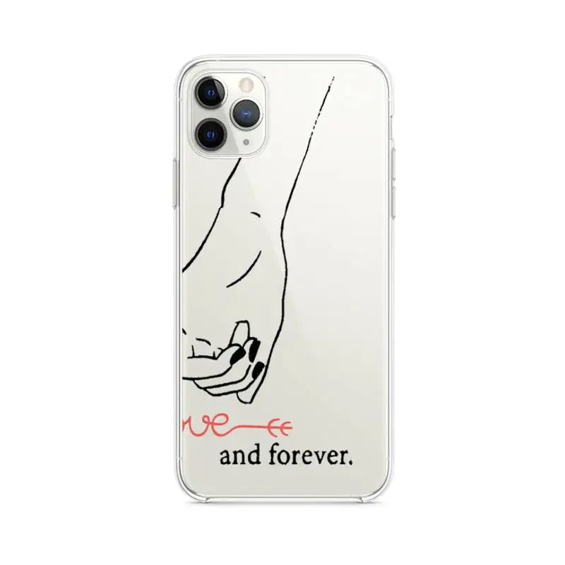 

Klaus Mikaelson Always And Forever Couples Phone Case Clear For iphone 12 11 Pro Max Mini XS Max 8 7 6 6S Plus X 5S SE 2020 XR