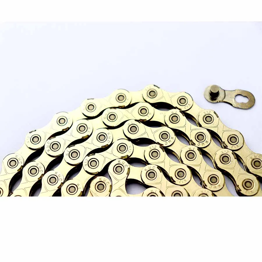 KMC X12 gold Chain 12 Speed Mountain Bike Bicycle Original MTB Road 126L 24 speed Chains | Спорт и развлечения