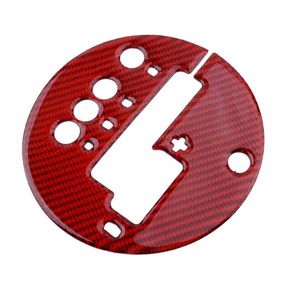Красная Наклейка на панель коробки переключения передач из углеродного волокна