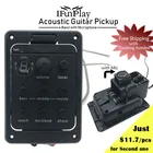 Акустический Гитарный Предусилитель, эквалайзер с тюнером, микрофоном, пьезоконтактный разъем, гитарный усилитель, звукосниматель, 4 полосы