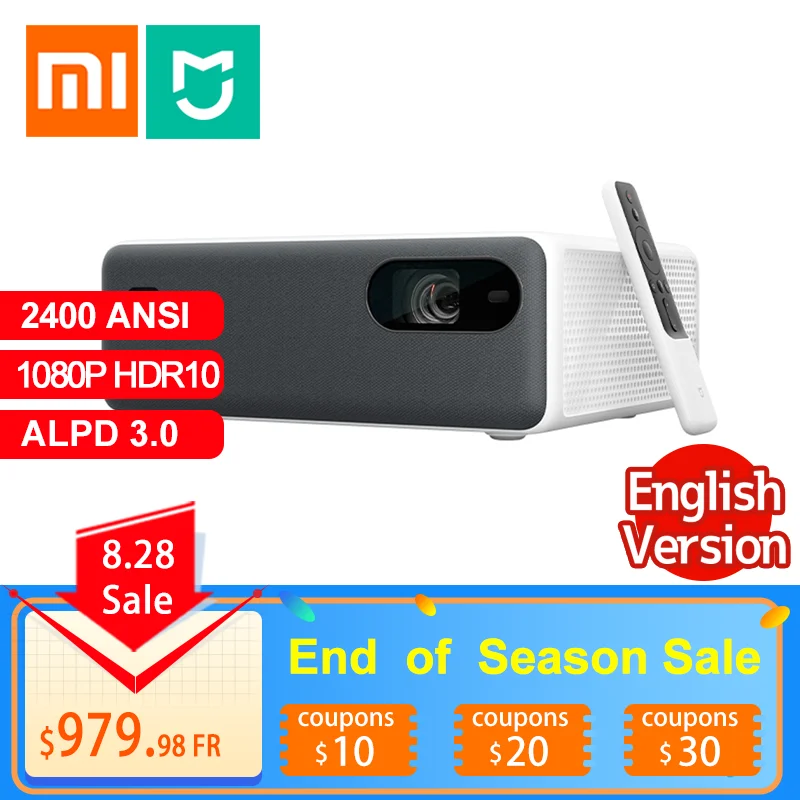 Лазерный проектор Xiaomi Mijia домашний кинотеатр оригинальный 1080P Full - Цена: 75 415,77 руб.