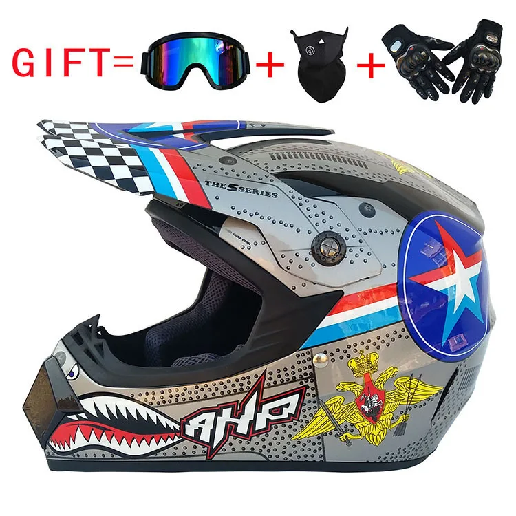 2019 хит продаж шлем с флагом мотоциклетный всесезонный Мужской и Женский