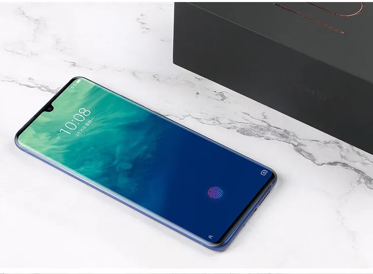 Смартфон zte Axon 10 Pro Octa-core LTE 6,4" гибкий изогнутый экран капли воды 128G rom Snapdragon 855