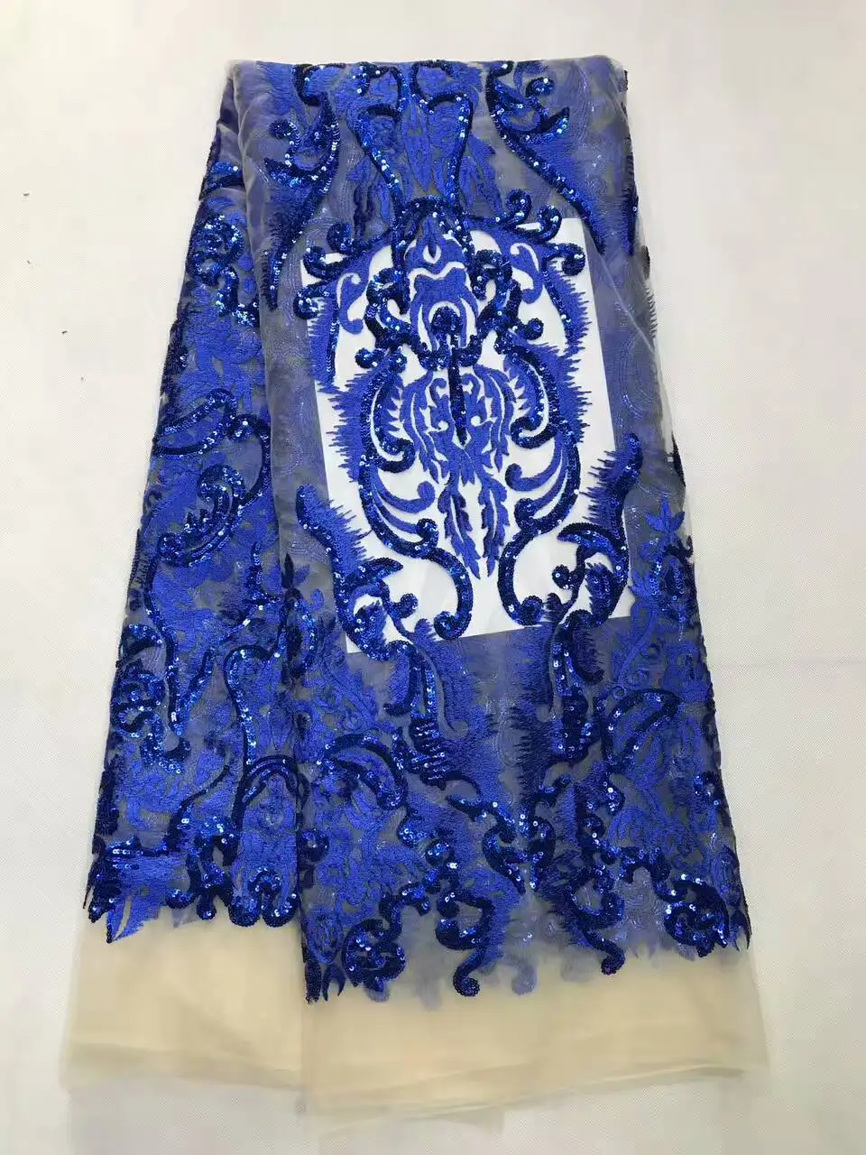 

High Quality African Lace Fabric 2017 Latest African Guipure Face For Sewing NigerianLace Fabrics With Sequin JLJA081