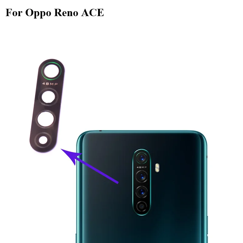 

2 шт., стеклянные линзы для задней камеры OPPO Reno Ace